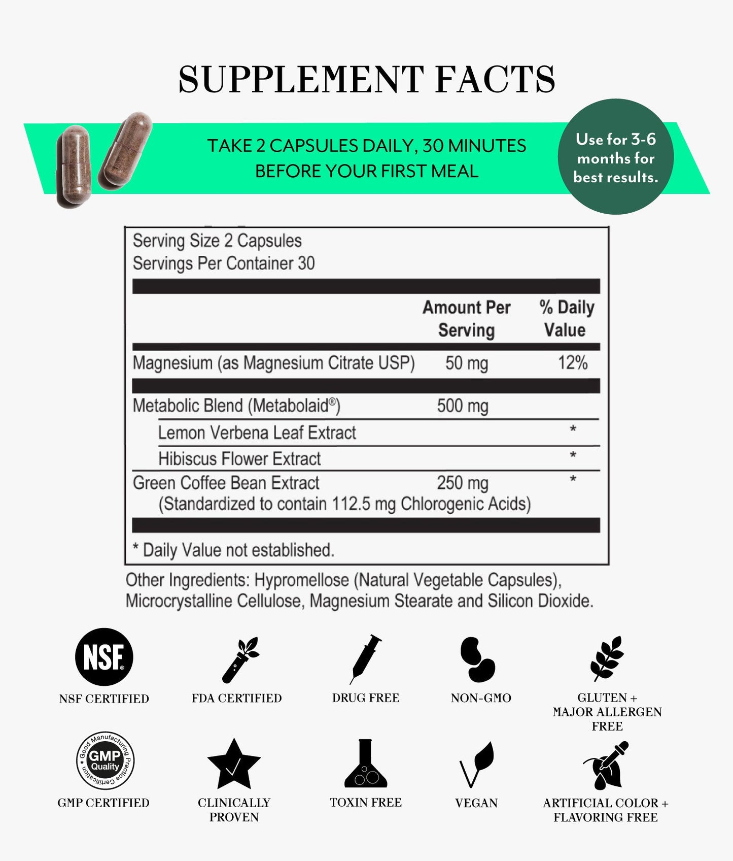 Veracity Metabolism Ignite Burns Fat GLP-1 & Metabolic Supplement 30 Serving